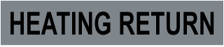 Heating Return Self-Adhesive Pipe Marker