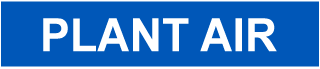 Plant Air Pipe Label