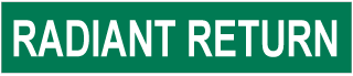 Radiant Return Pipe Label