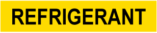 Refrigerant Pipe Label