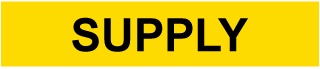 Supply Pipe Label