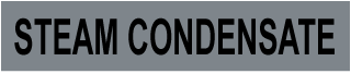 Steam Condensate Self-Adhesive Pipe Marker