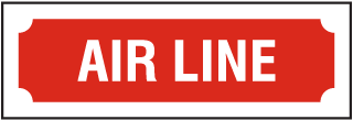 Air Line Sign