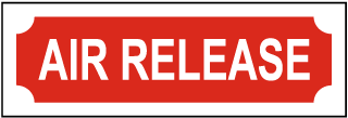 Air Release Sign