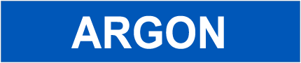 Argon Pipe Label