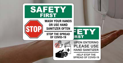 Sanitized Signs