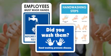 Hand Washing Signs