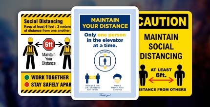 Social Distancing Signs