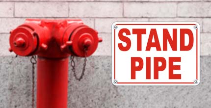 Standpipe Signs