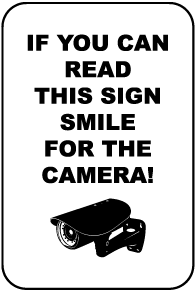 If You Can Read This Smile Sign