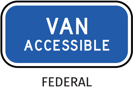 MUTCD Van Accessible Sign