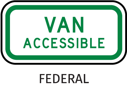 MUTCD Van Accessible Sign