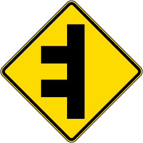 Double Left Side Road Sign