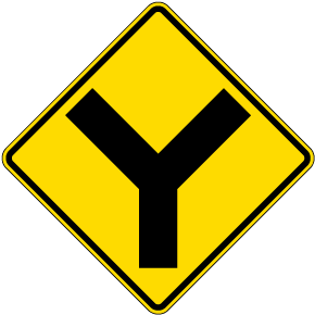 Y Intersection Sign