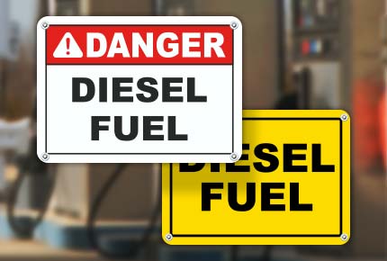 Diesel Safety Signs