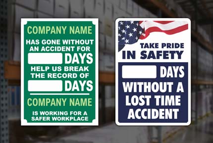 Safety Scoreboards Signs