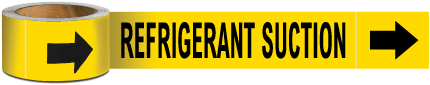 Refrigerant Suction Pipe Marker on a Roll