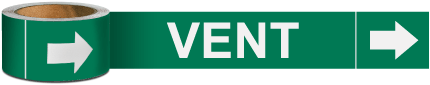 Vent Pipe Marker on a Roll