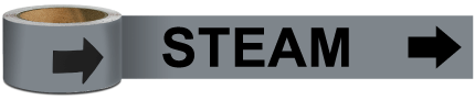 Steam Pipe Marker on a Roll
