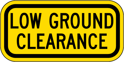 Low Ground Sign