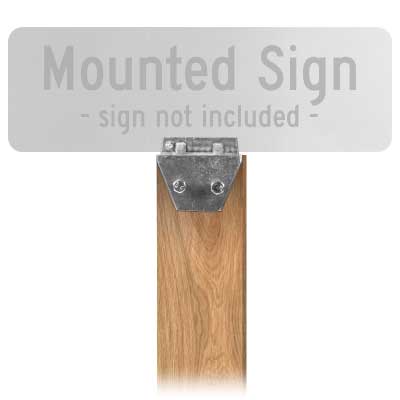 4x4 Wood Post Sign Bracket
