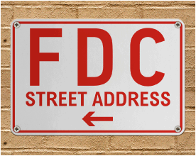 Custom FDC Sign