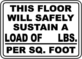This Floor Will Safety Sustain Sign
