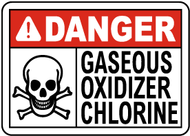California Pool Chlorine Sign