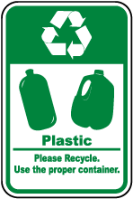 Plastic Recycle Label