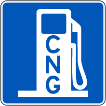 Compressed Natural Gas Sign