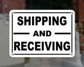 Shipping / Receiving Signs
