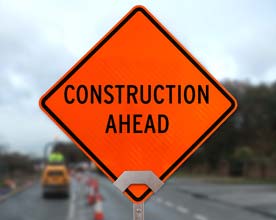 Construction Work Signs