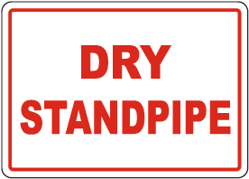 Dry Standpipe Sign