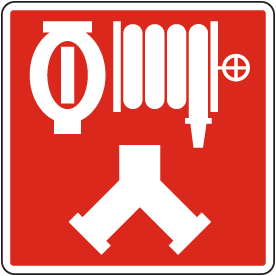 Automatic Sprinkler and Standpipe Connection Sign