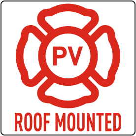 NJ Roof Mounted Solar Panel Sign