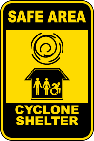 Safe Area Sign
