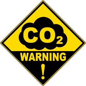 CO2 Warning Sign