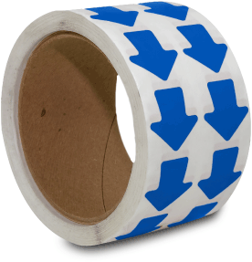 Blue Arrow Floor Marking Tape