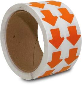 Orange Arrow Floor Marking Tape
