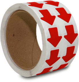 Red Arrow Floor Marking Tape