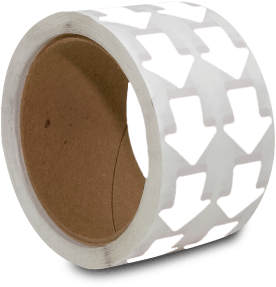 White Arrow Floor Marking Tape