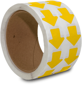 Yellow Arrow Floor Marking Tape