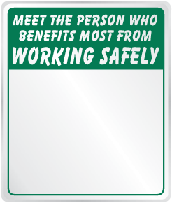 Person Who Benefits Most From Working Safely Mirror