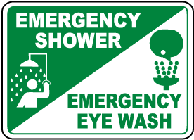Emergency Shower / Eye Wash Sign