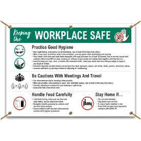 Keeping the Workplace Safe Banner