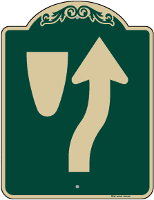 Keep Right Sign