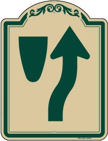 Keep Right Sign