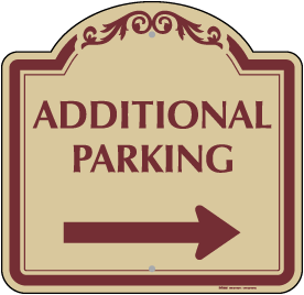 Additional Parking (Right Arrow)