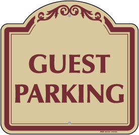 Guest Parking Sign