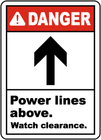 Power Lines Above Sign
